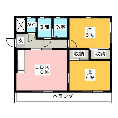 ルミエール塩釜の間取り