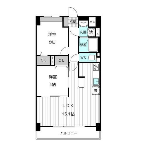 CLASS ONE K.O.の間取り