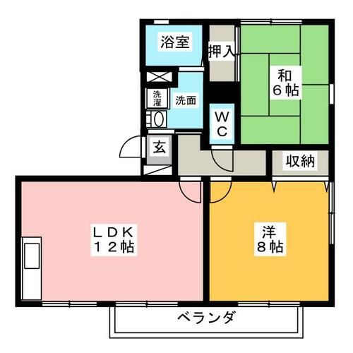 ハイカムールSTの間取り