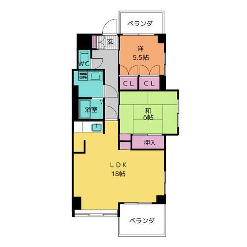 WEST POINT 66の間取り