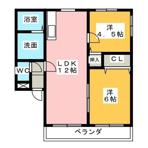 パティオ豊が丘の間取り