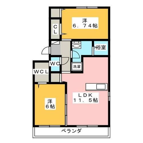 メゾン・シュシュの間取り