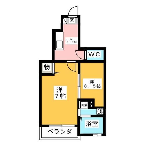 レッド・リーブスⅦの間取り
