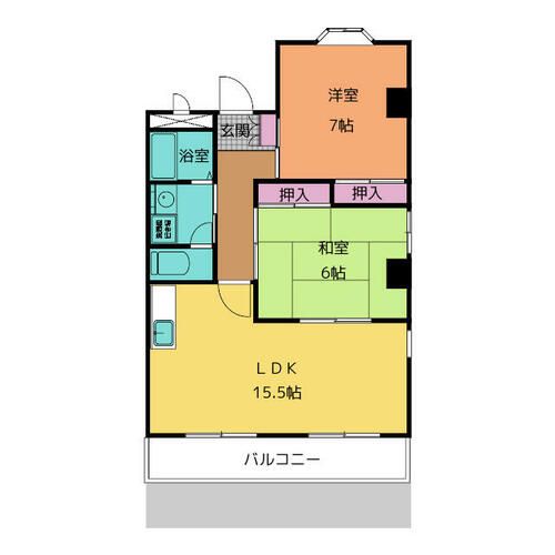 ベルズ有松B棟の間取り