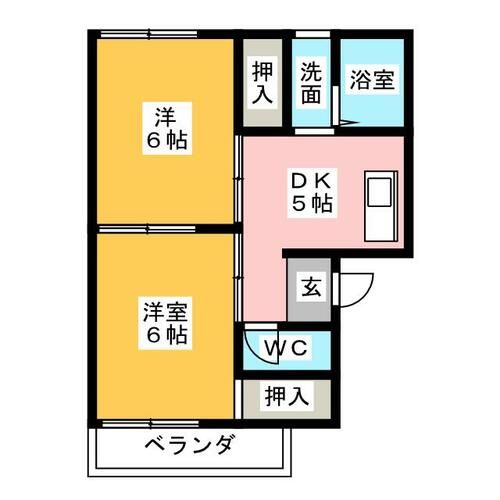 タウニィ・スカイ’85の間取り