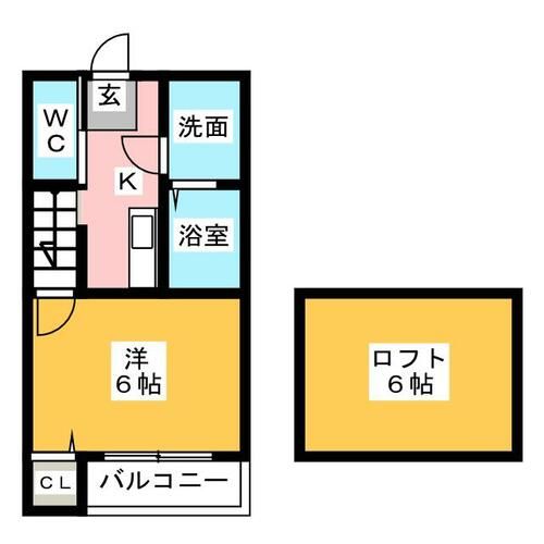 コーチ上飯田の間取り
