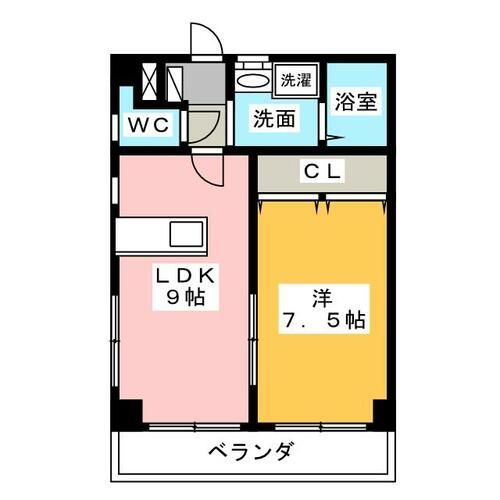 リシェール正保の間取り
