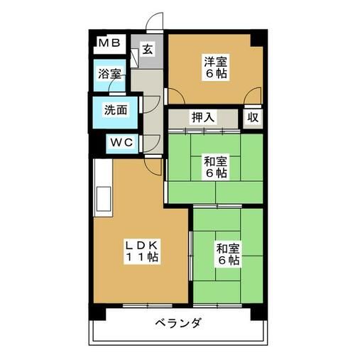 サンフレッチェ15の間取り
