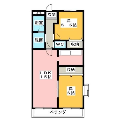 ニューリバーⅡの間取り
