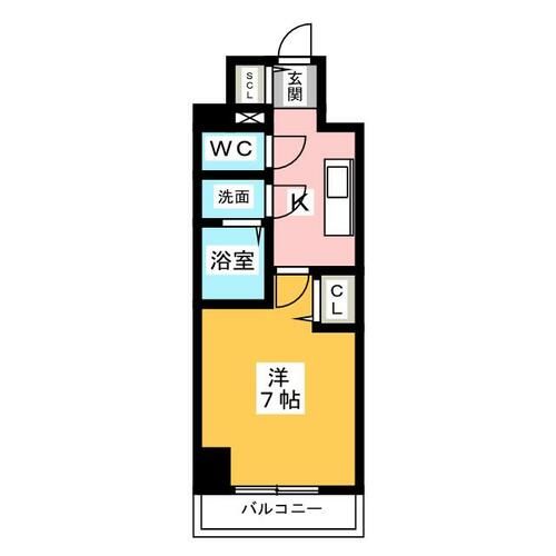 メイクス城西RESIDENCEの間取り