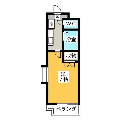 ハイライフ旭の間取り