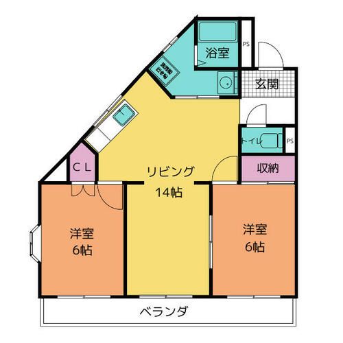 センチュリー重原の間取り