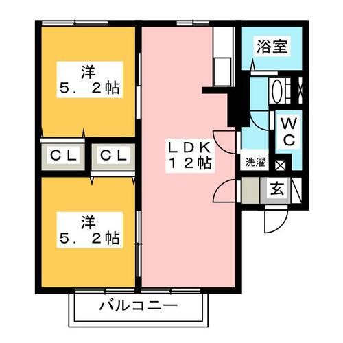 YSタウンE棟の間取り