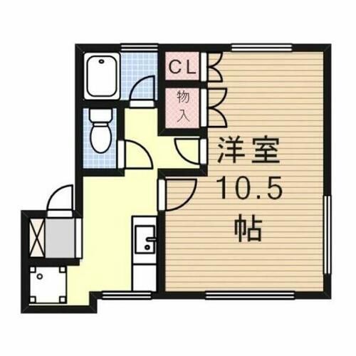 愛知県名古屋市昭和区鶴舞3丁目(マンション)の賃貸物件の間取り