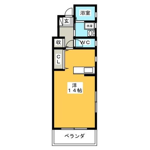 ビューハイツマルシン 5号館の間取り