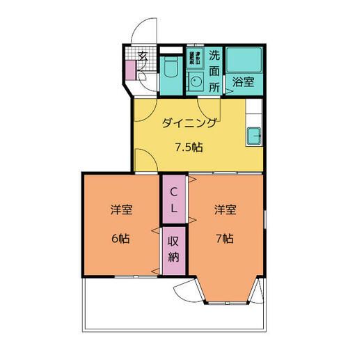 フリーデM&Kの間取り