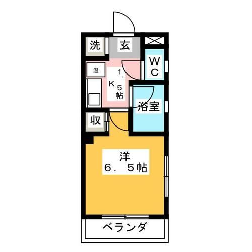 ピーフル庄内の間取り