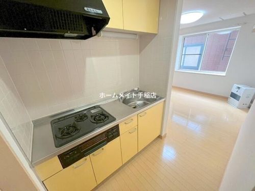 北海道札幌市手稲区富丘一条6丁目(アパート)の賃貸物件のキッチン