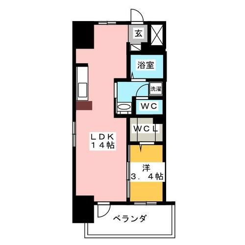 丸東レジデンス大須の間取り