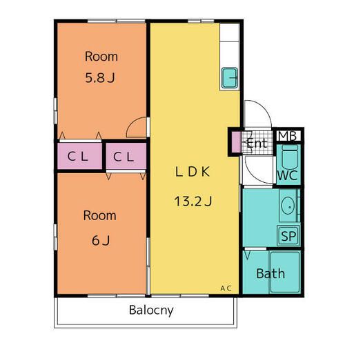 ベルフォート大平Ⅱの間取り