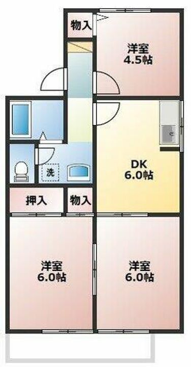 エヴァーグリーンの間取り