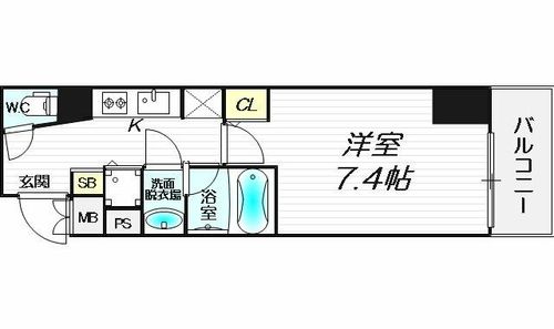 エスライズ西本町の間取り