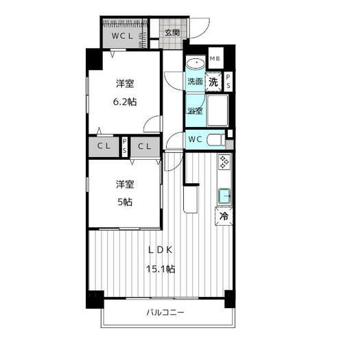 CLASS ONE K.O.の間取り