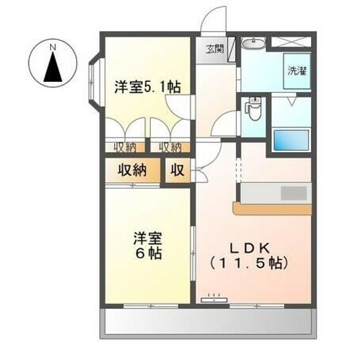 コンフォールメゾンの間取り