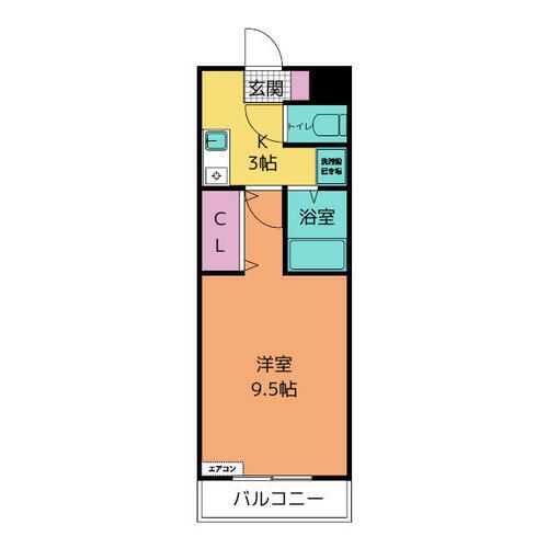 A・City明治本町の間取り