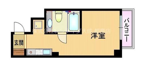大阪府大阪市都島区内代町1丁目(マンション)の賃貸物件の間取り