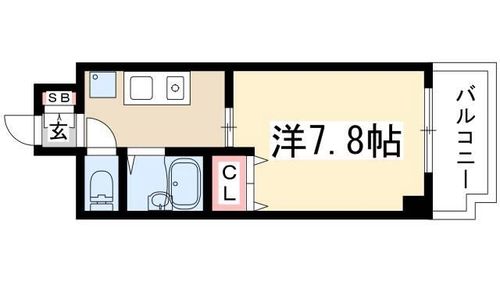 びい6植田604の間取り