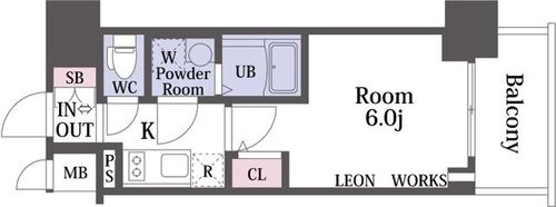 エスリード長居公園PARK AVENUEの間取り