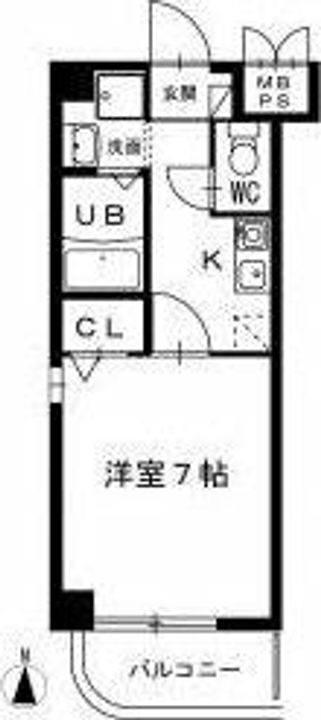ジュネスFUKUDAの間取り