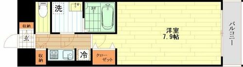 ウィルテラスなんば南の間取り