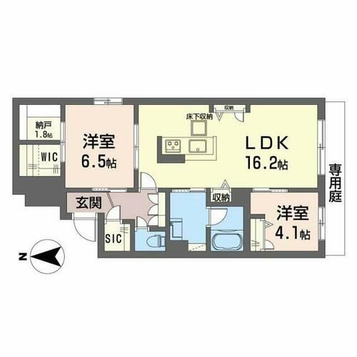 シャーメゾングレイス垂水の間取り