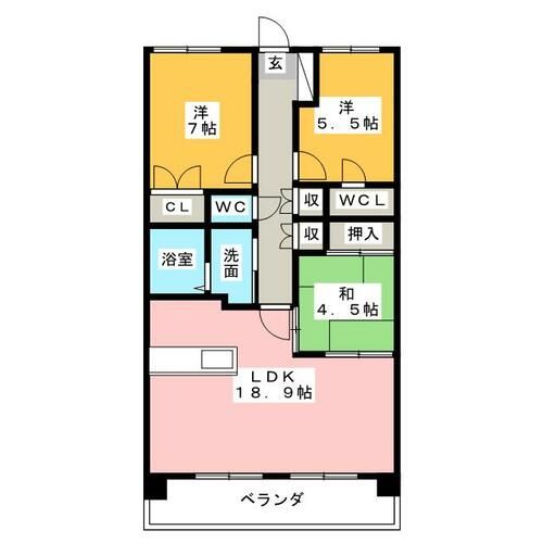 東山公園レジデンスの間取り