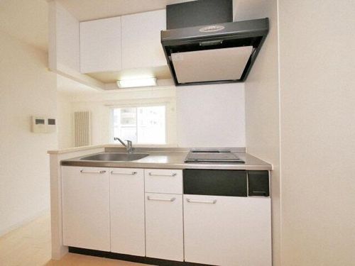 北海道札幌市中央区北五条東2丁目(マンション)の賃貸物件のキッチン