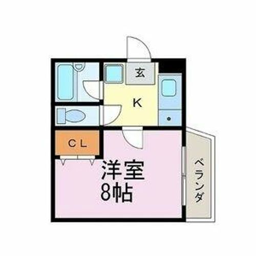 プロクシィスクエア安田通の間取り