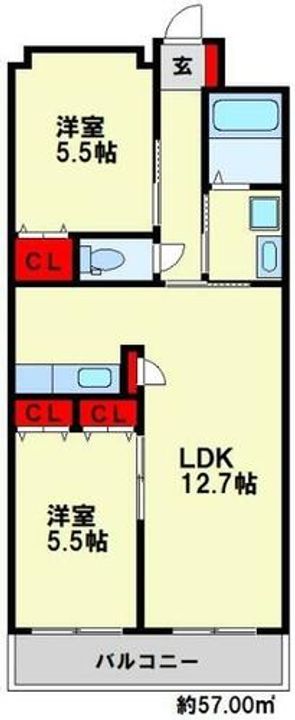 リード大手町の間取り