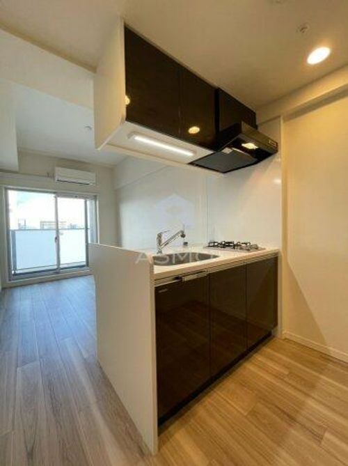 大阪府大阪市城東区新喜多1丁目(マンション)の賃貸物件のキッチン