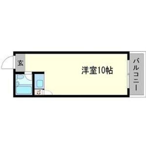 大阪府豊中市螢池西町1丁目(マンション)の賃貸物件の間取り