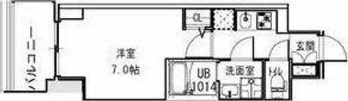 S-RESIDENCE福島Alovitaの間取り