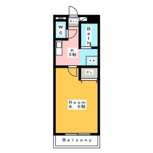 A・City今本町Ⅱの間取り