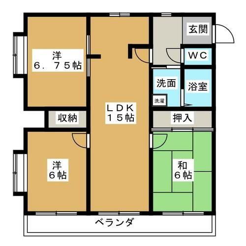 ネオ岩崎台の間取り