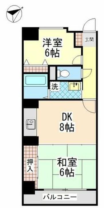 グレードタイム六甲の間取り
