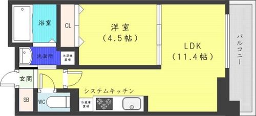 北海道札幌市中央区南二条西21丁目(マンション)の賃貸物件の間取り