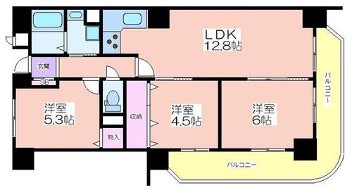 クリアクレセント住之江の間取り