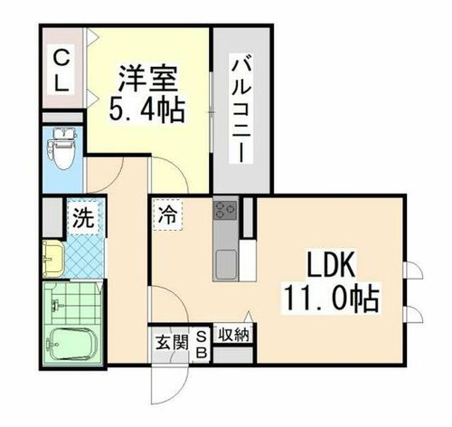バレンティアの間取り