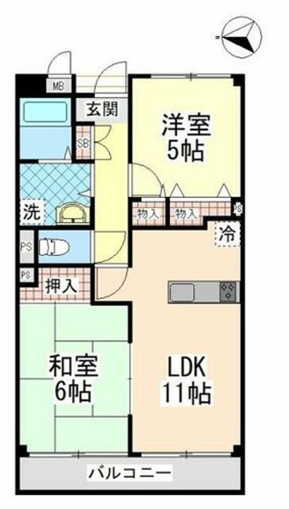 アマレットコートの間取り