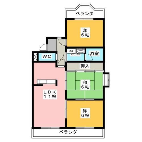 メゾンS&Kの間取り